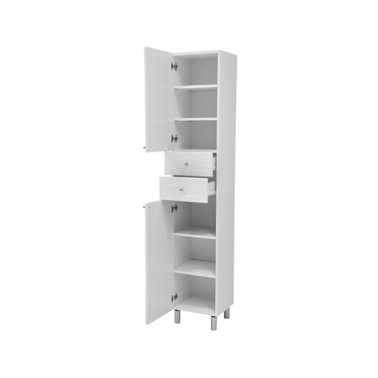 Ormarić 35x186 cm bijeli 2V 2L FRAMINI DOMINO A