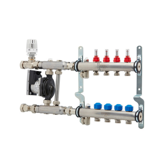Set regulacijski F36 s pumpom (za razdjelnik sa zakrivljenim držačima 200/30 i konusnim brtvljenjem TTO)