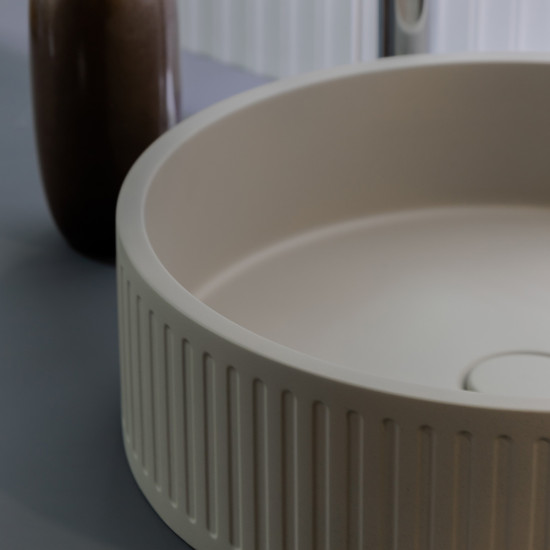 Umivaonik nadgradni okrugli Ø 40 cm s piletom CLAY