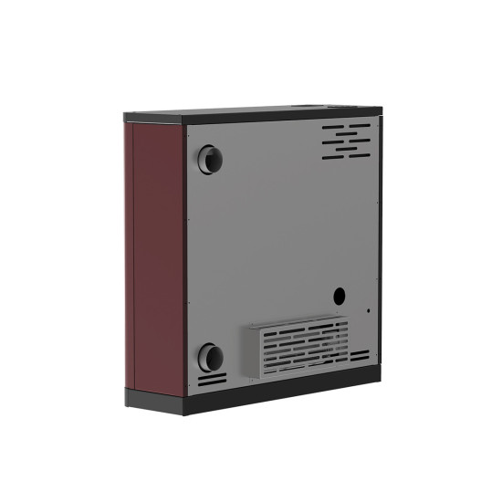 Kamin toplozračni na pelet MARELI SYSTEMS AURORA SLIM 11 kW crni