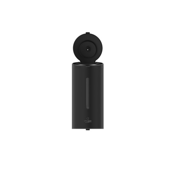 Dozator za pjenasti sapun senzorski/beskontaktni 700ml inox, baterijski, LED indikator crni ROCCO