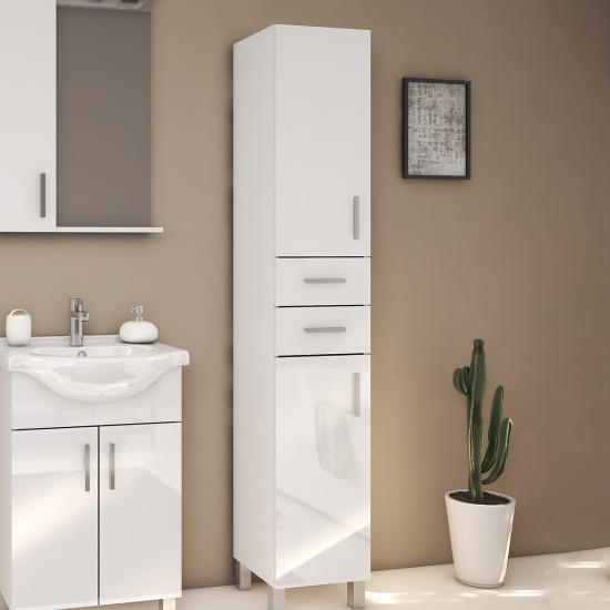 Ormar 31x175 cm 2V 2L bijeli M33S SENEX BIANKA 