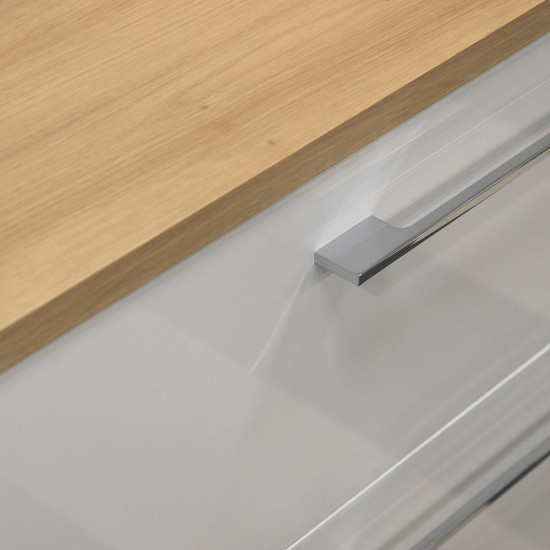 Baza 100c cm bijela/ploča artisan oak SENEX SAGA KG3495