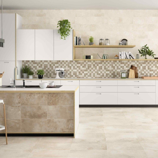 Pločica keramička INOUT (vanjska/unutarnja) retificirana 60x60 cm AMSTEL BEIGE (1,42)