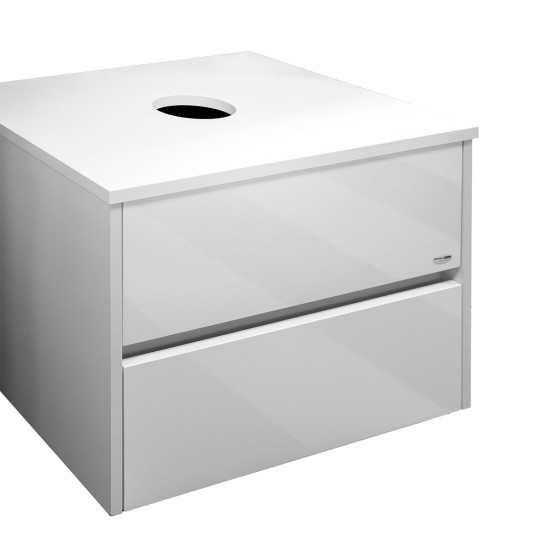 Baza 60 cm s pločom bijela SENEX DRINA 