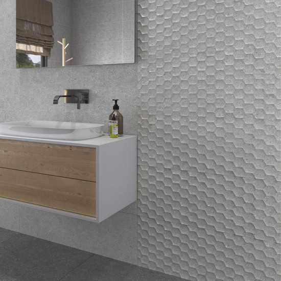 Pločica keramička zidna dekor retificirana 30x90 cm GRANITE EDEN GREY (1,08)