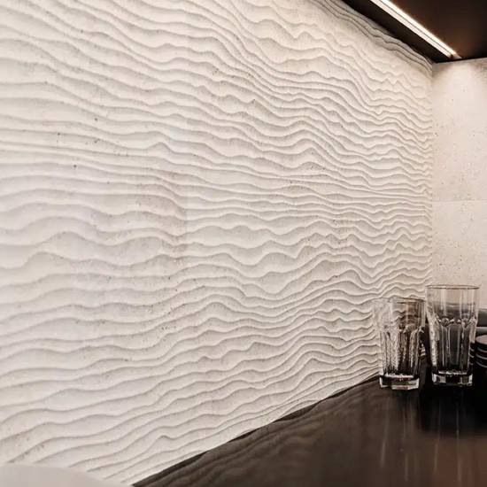 Pločica keramička zidna dekor retificirana 30x90 cm EVER DUNE CREAM (1,08)