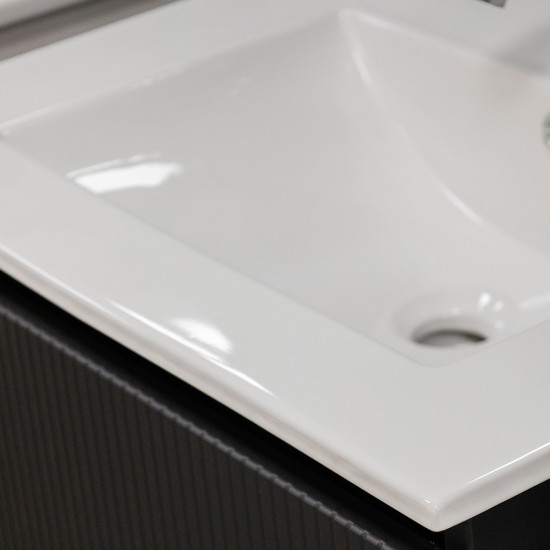 Baza crna mat  sa umivaonikom 2L FRAMINI RIDGE 