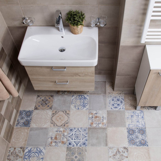 Pločica keramička unutarnja 45x45 cm TOURS MIX (1,42) (DIZ)