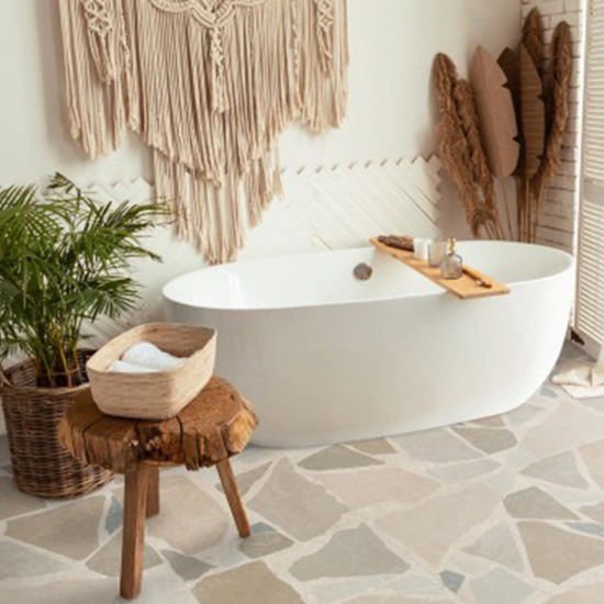 Pločica keramička INOUT (vanjska/unutarnja) retificirana 75x75 cm GLAMSTONE WARM mat (1,10) (DIZ)