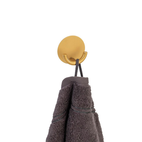 Vje&scaron;alica za kupaonicu/kuhinju nehrđajući čelik zlatna Wenko Rondo 