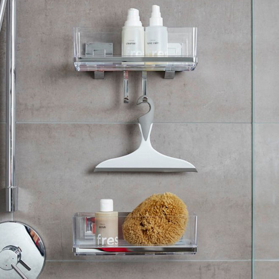 Brisač stakla tu&scaron; kabina sivi WENKO Loano  