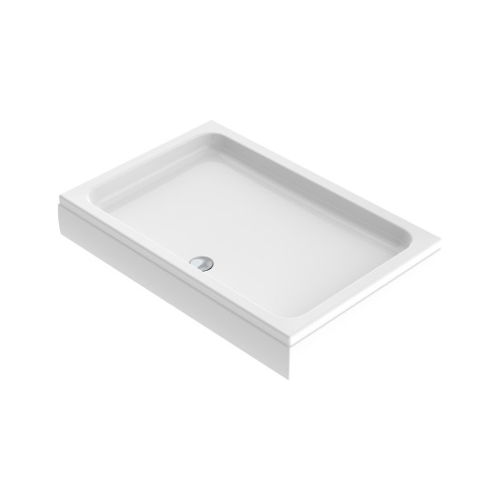 Kada tu&scaron; akrilna ODRA 120x80 cm sa oblogom bijela AQUAESTIL 