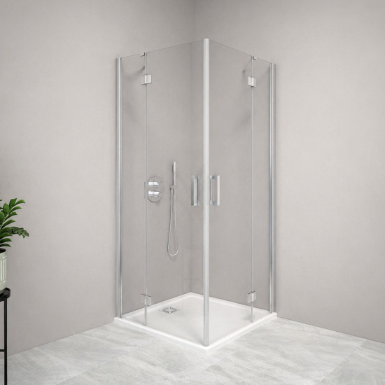 Kada tu&scaron; lijevani mramor 120x80 cm bijela Teso DeLuxe AQUAESTIL 