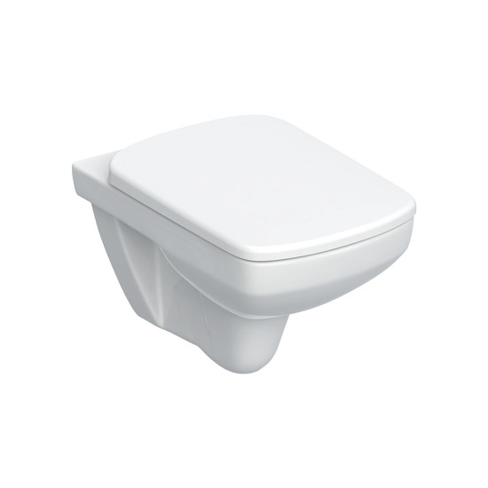 Školjka WC viseća s daskom soft close bijela RIMFREE GEBERIT SELNOVA pravokutna