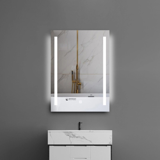 Ogledalo LED 70 cm (prekidač na dodir, prigušivač svjetla) KAROL  