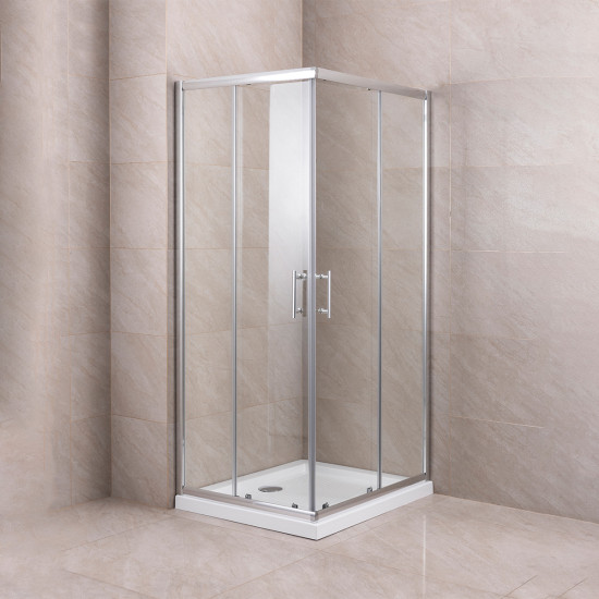 Kabina tuš s kadom h-196 cm (prozirno staklo) ROCCO