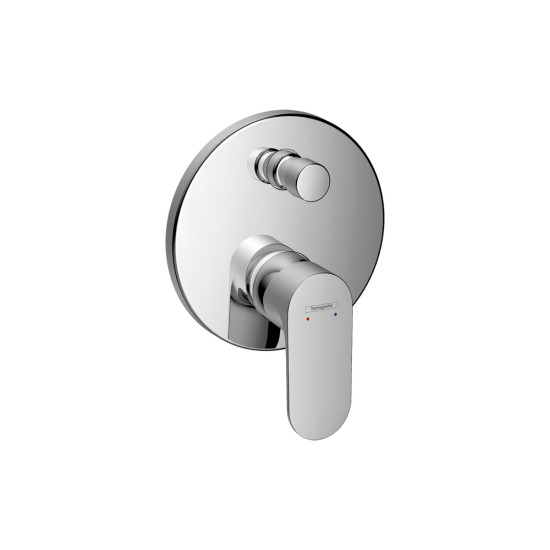 Baterija tuš jednoručna podžbukna - nadgradnja (s prebacivačem) krom REBRIS S HANSGROHE 