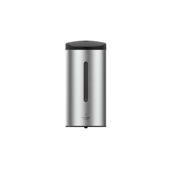Dozator za tekući sapun senzorski/beskontaktni 800 ml inox, baterijski, LED indikator mat ROCCO