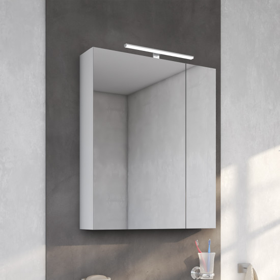 Ogledalo sa ormarićem i lampom SENEX  SAGA 