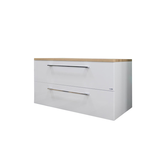 Baza 100c cm bijela/ploča artisan oak SENEX SAGA KG3495