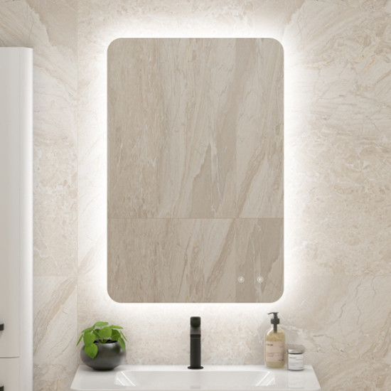 Ogledalo s pozadinskom LED rasvjetom 60x90 cm CHARM SLIM AQUAESTIL 