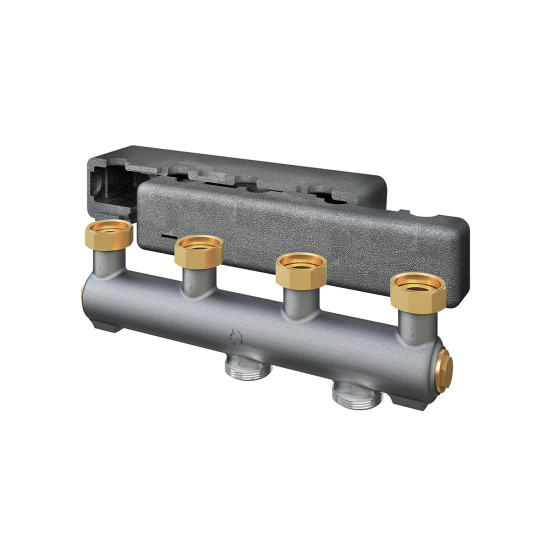 Razdjelnik kotlovski DN 25 (priključak 6/4") sa izolacijom za 2 pumpne grupe OVENTROP 