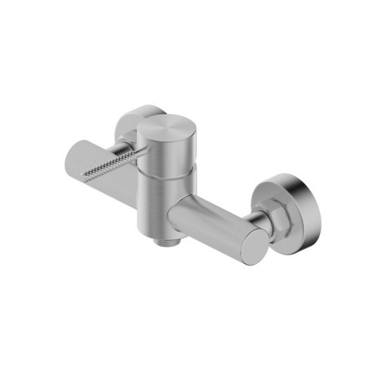 Baterija tu&scaron; jednoručna bez izljeva UNITAS LUMA 00410 SS bru&scaron;eni čelik