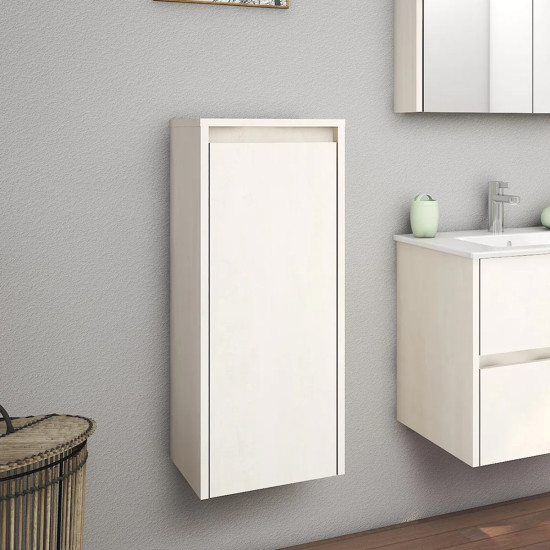 Ormarić viseći 35x87x33 cm bež beton SENEX DRINA 