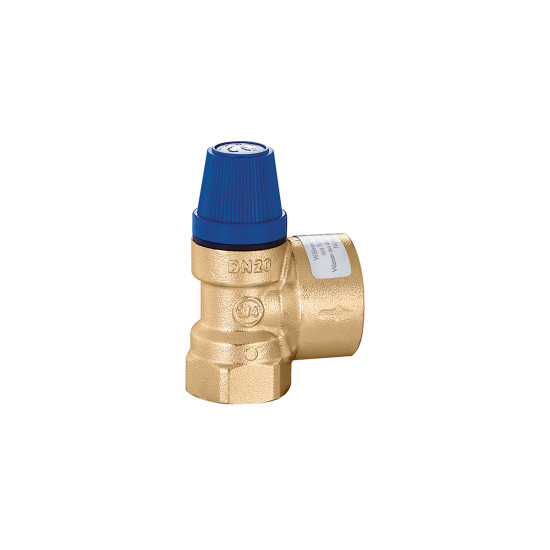 Ventil sigurnosni 1/2" x 3/4" FF za sanitarnu vodu CALEFFI 