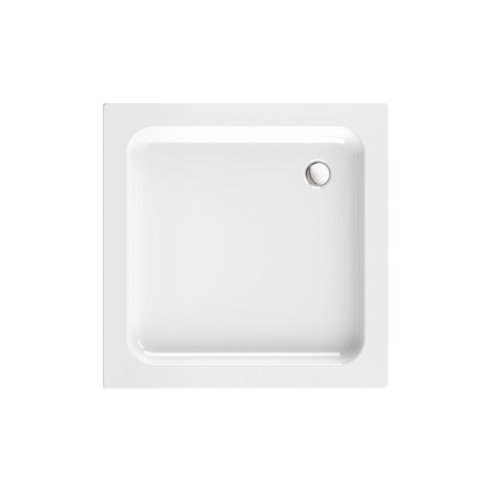 Kada tu&scaron; akrilna ODRA 90x90 cm sa oblogom kvadratna bijela AQUAESTIL 