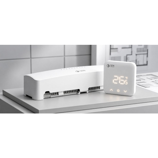 Sustav za upravljanje podnim grijanjem SMART BASE (WiFi baza + Master termostat) SEN CONTROLS