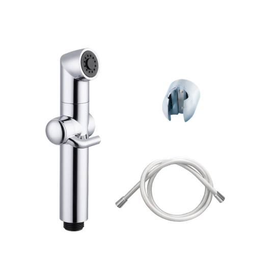 Tu&scaron; ručica start-stop sa crijevom i zidnim držačem UNITAS 