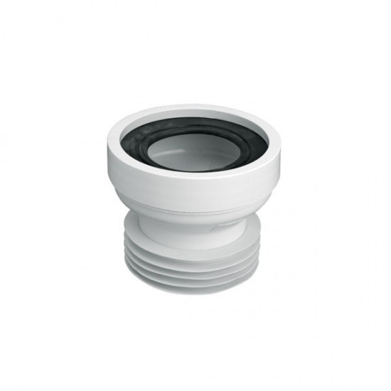 Nastavak za WC školjku simplon ravni, mandžetni 120 mm DN100 Mc ALPINE (Mc-WC-CON1)