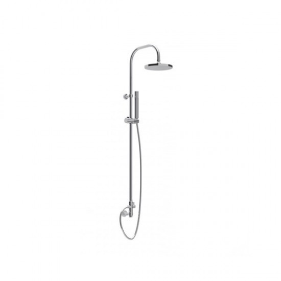Dual shower sistem chrome okrugli ABS 200 mm TEOREMA (15263)