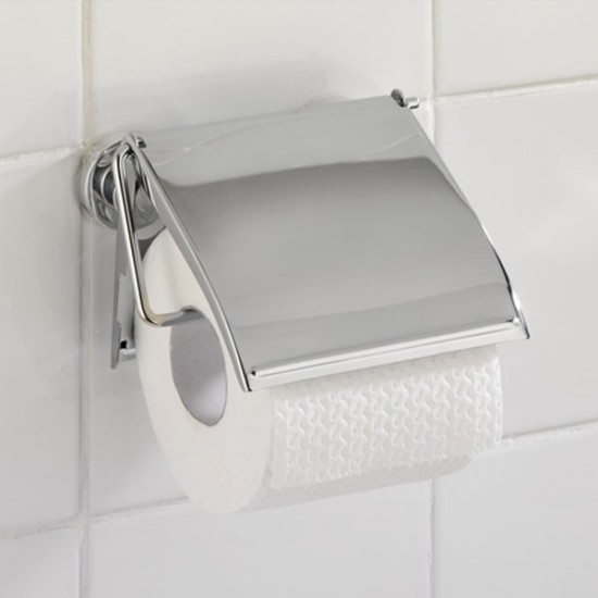 Držač toalet papira Power Loc sistem s poklopcem WENKO (17815100)