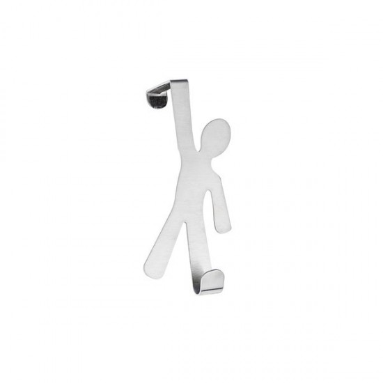 Vješalica za vrata nehrđajući čelik mat Wenko Boy (4cm) (21932100)