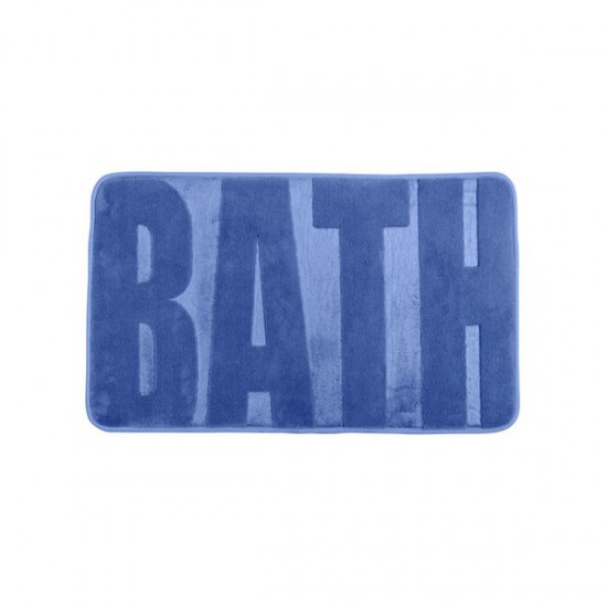 Staza za kupaonicu s memory pjenom 50x80cm plava Wenko Bath (22255100)