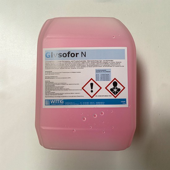 Tečnost (glikol) za zaštitu u sustavima grijanja i hlađenja (antifriz (do -50°C) i zaštita od korozije i kamenca) GLYSOFOR N GERMANY