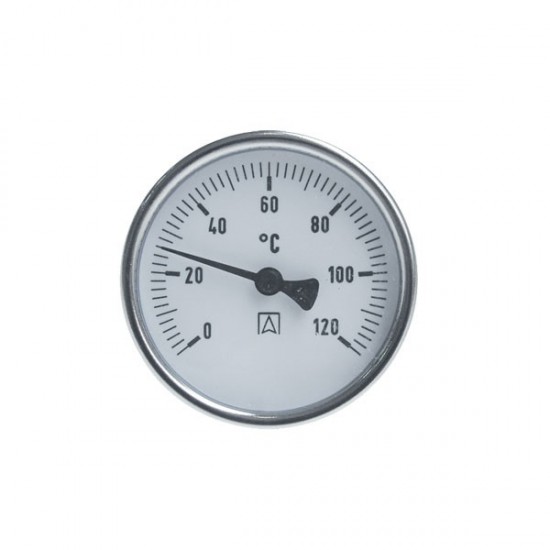 Termometar ravni Ø 63 bimetal 0-120 °C 1/2” AFRISO (63801)