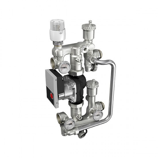 Regulacijska grupa za podno grijanje sa visokoučinkovitom elektronički regulirananom pumpom Wilo 4F-180 COMBI 02E COMBIMIX IVAR (500410PE)