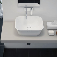 Umivaonik nadgradni 50cm bijeli SQUARE Titan AQUAESTIL