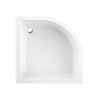 Kada tuš akrilna ČIKOLA S 90x90 polukružna poluduboka bijela AQUAESTIL