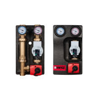 Pumpna (cijevna) grupa PUMPFIX MIX DN 32 kvs 16 sa elektronskom pumpom Wilo Yonos PARA 30/6 RKA 180 HERZ