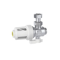 Filter magnetni za ugradnju ispod plinskih bojlera, kutni priključak 3/4"M x 3/4"Ž CALEFFI