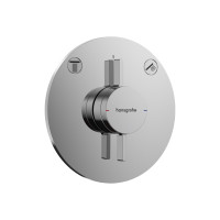 Baterija tuš jednoručna podžbukna - nadgradnja (sa prebacivačem) krom Duo Turn HANSGROHE