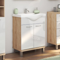 Baza hrast sonoma/bijela SENEX CETINA 