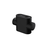 Obloga (pokrov) ravna PVC dizajn za "MULTIBLOCK T" mat crna OVENTROP 