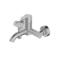 Baterija tu&scaron; jednoručna bez izljeva UNITAS LUMA 00410 SS bru&scaron;eni čelik