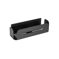 Polica za kupaonicu crna Turbo Loc sistem WENKO Bivio 